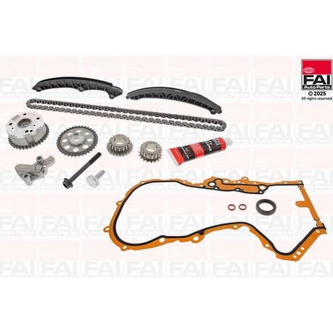 Kit de distribution par chaîne FAI AutoParts TCK87VVT AUDI 03C 105 209 AC