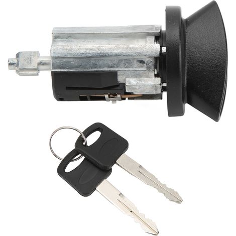 Jeffergarden Serrure de démarrage d'allumage, Cylindre de commutateur d'allumage de Haute précision antirouille Robuste 1L3Z11582A de Remplacement en métal pour Cougar Grand Marquis Mountaineer pour (1/5)