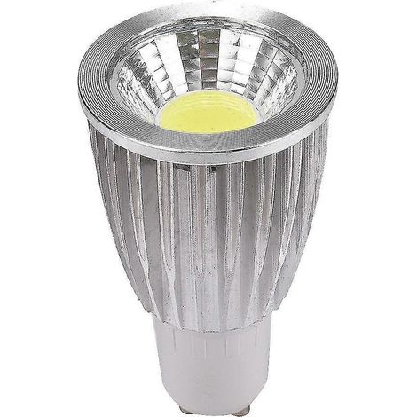 Ampoule LED GU10 blanche de 7 W - Projecteur COB en aluminium pour l'éclairage des maisons, restaurants et hôtels - Alimentation AC 110-265 V, économe en énergie (1/4)