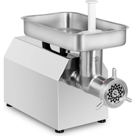 Picadora de carne de acero inoxidable 480 kg/h 3 accesorios para salchichas incluidos 140001954 (1/5)