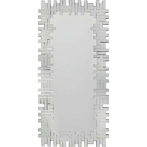 Miroir en inox - L. 57 x H. 120 cm - Argenté - LOLA (1/3)