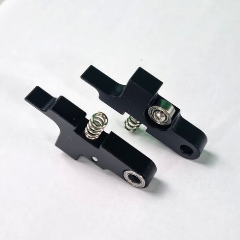 2PCS Metal Extruder Idler Arm Black