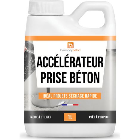 Accélérateur de prise sans chlore - 1 L - Harmony Béton (1/2)