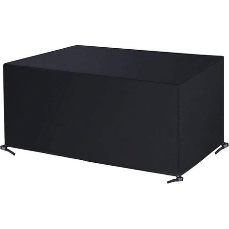 1 Housse de protection, Tissu Oxford 420D, Imperméable, Anti-UV, Pour table et chaises carrées ou rectangulaires, Jardin(Troisième trimestre : Nouveaux produits en septembre) (1/5)