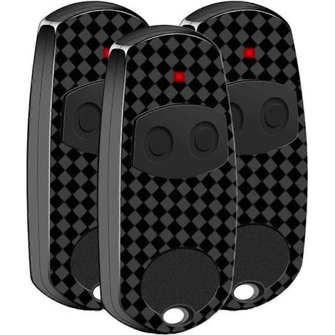 Lot de 3 télécommandes de porte de garage pour TOP-432EE, 433,92 MHz (1/5)