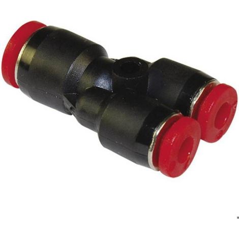 Raccord En Y - Ø Tuyau 12 Mm 10 Mm 10 Mm - Pour Installation Air Comprimé - 1 Pièce (1/2)