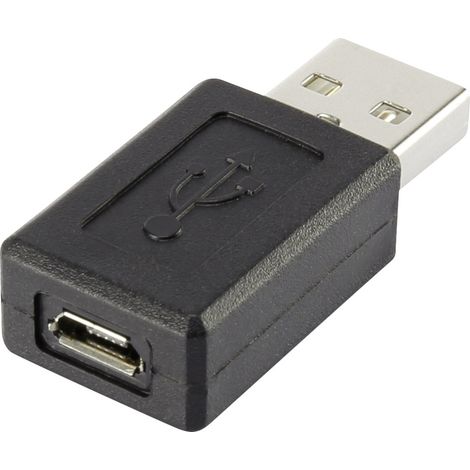 Renkforce USB 2.0 Adapter [1x USB 2.0 Stecker A - 1x USB 2.0 Buchse Micro-B] rf-usba-09 (1/2)