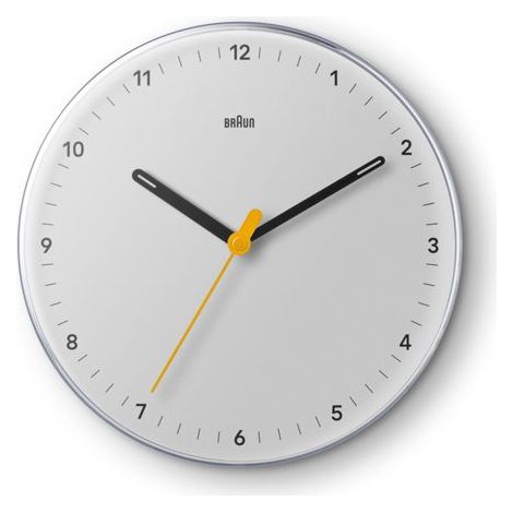 Braun BC 26 W weiß Quarzwanduhr