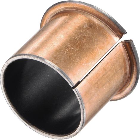 1Pièces Douille Bride en Bronze Alésage 35mm X Diamètre Extérieur 39,5mm X Longueur 35mm X Diamètre Bride 47mm X Épaisseur Bride 2mm Bagues Frittées en Bronze Machines Agricoles (1/4)