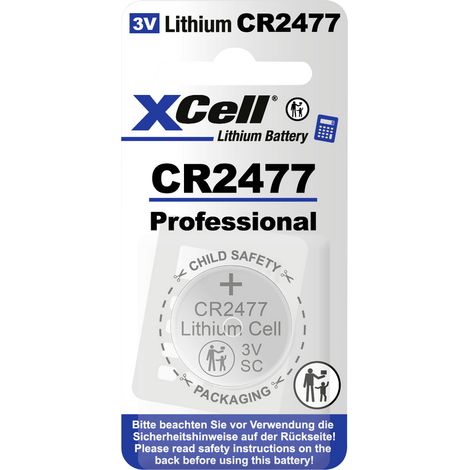 XCell Pile bouton CR 2477 3 V 1 pc(s) 950 lithium