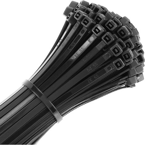 Attaches Rapides - 30 cm - Résistance 22,7 kg - Pour Câblage Électrique Et Gestion De Câbles - Lot De 200
