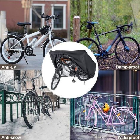 Housse de Protection Vélo - 200 x 70 x 110 cm - Imperméable Anti-UV Résistante aux Déchirures - 1 Pièce (1/5)