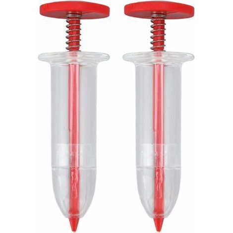 2pcs Distributeur de Graines, Semeur de Graines Portatif - Planter des Graines Facilement, Mini Outil de Semis de Semences pour l'ensemencement Horticole (1/5)