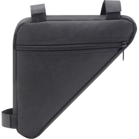 Bolsas para bicicleta, Bolsas para MTB, Triángulo para bicicleta, Bolsa para cuadro, Bolsa para sillín, de carretera y plegables, Negra (1/5)