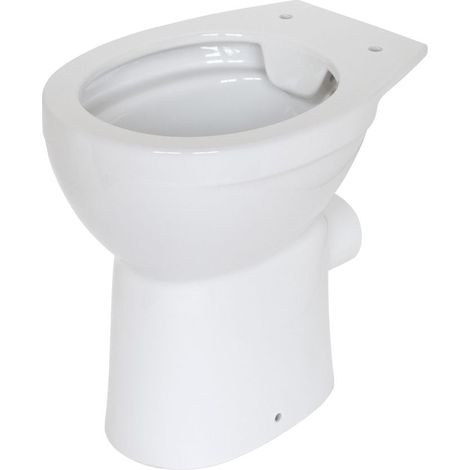 Primaster Stand-Tiefspül-WC Eta Tiefspüler spülrandlos Standtiefspül WC Toilette (1/2)