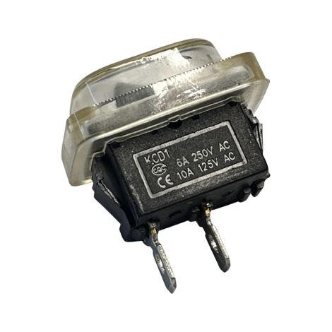 KCD1 Wippschalter 250V 10A 2Pin Schalter mit Abdeckung (1/3)