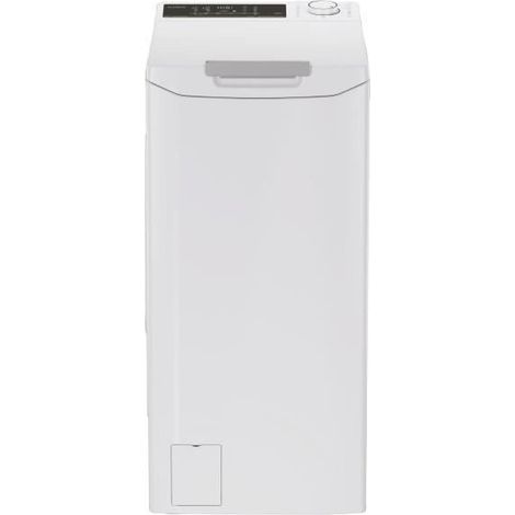Lave-linge top CANDY TCA274TM4-S ProWash 500 -7 kg - 1200 trs/min - Connecté - Classe B - Blanc