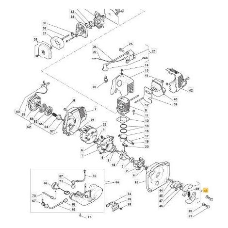FRIZIONE KT01045BA -RDC ORIGINALE STIGA - 183215009/0