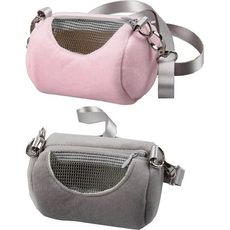 Tragbarer Rucksack für Kleintiere – Gepolstertes Fach – Optimale Belüftung – Geeignet für Hamster, Chinchillas, Rennmäuse, Meerschweinchen und Vögel – 1 Stück (1/5)