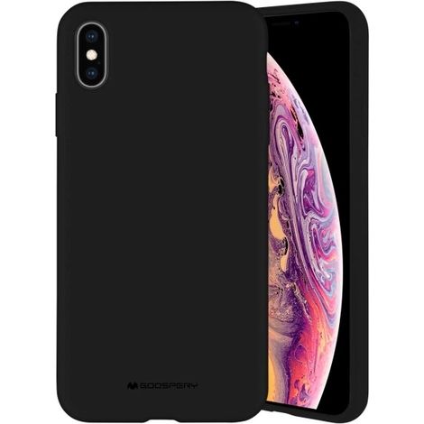 Coque en silicone Mercury pour iPhone 15 Pro 6,1 pouces, bleu marine/marine (1/5)