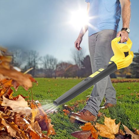 【Maison connectée】Souffleur de feuilles électrique filaire 2000W, Débit d'air 350m³/h (206CFM), Vitesse de vent max 320km/h, 2 vitesses réglables, Souffleur portable léger pour jardin, garage, nettoya (1/5)