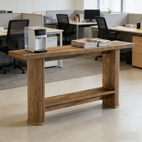 Table console design, meuble étroit, table d'appoint élégante, table d'entrée pour couloir, rangement gain de place. (1/5)