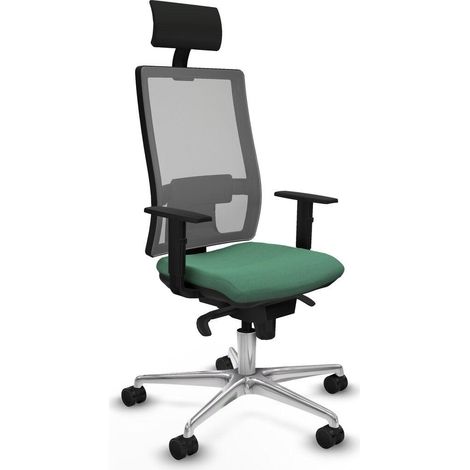 piqueras-y-crespo Silla de oficina moderna verde esmeralda