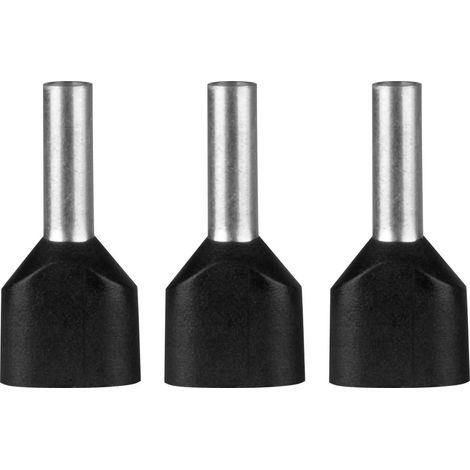 Terminale a manicotto a doppio isolamento /nero/ TV 1.5-8 /100 pz./ (1/5)