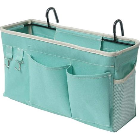 Poche de rangement suspendue pour chevet, panier en tissu pour lit, organiseur de literie pour téléphone et magazines