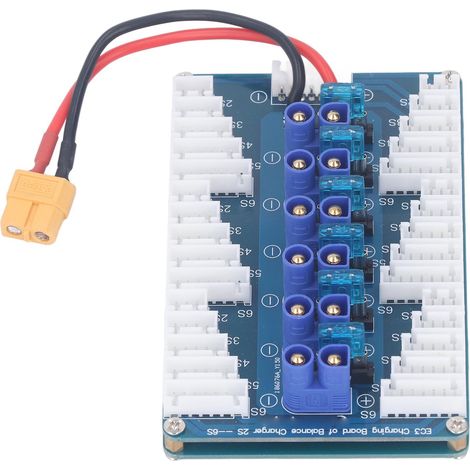 Paralleles Ladeboard für 2-6S Lipo-Po-Akkus, Balancer-Board mit Sicherung, Ladegerät für B6 B6AC, sicheres Ladezubehör. (1/5)