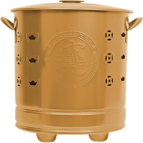 Edelstahl Feuerstelle mit Deckel Outdoor Kamine für Abfall (1/5)