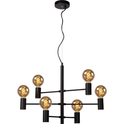 LEANNE Suspension-Noir-6xE27 (1/2)