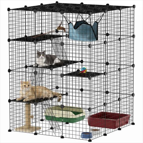 Maison pour chat Clôture pour animaux domestiques lapin enclos (1/5)