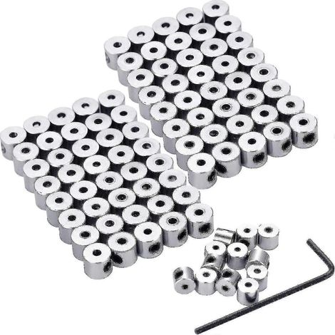 Lot de 100 attaches de goupille avec clé, 6 x 5 mm (1/5)