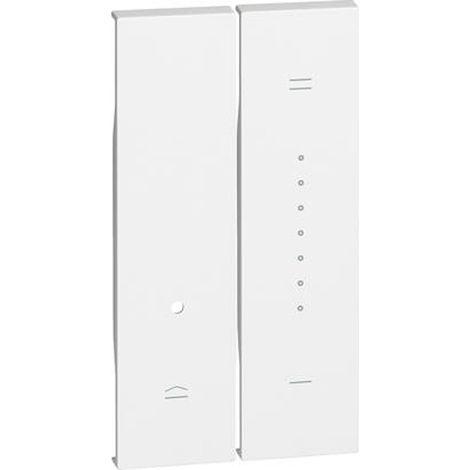 Bticino Living Now Cover für Dimmer, 2 Module, weiß KW19