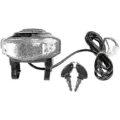 Phares Angel Eyes 60 V avec écran LCD, indicateur de vitesse, klaxon, interrupteur à clé et batterie pour Citycoco Electric-DF (1/5)