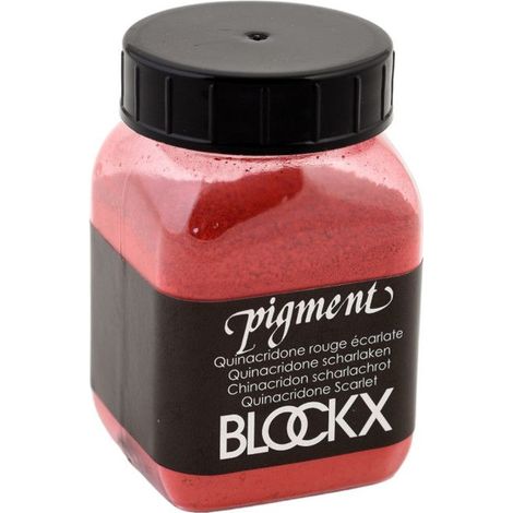 Pigment en poudre - Quinacridone rouge écarlate - 98 - Blockx - Pot de 100g