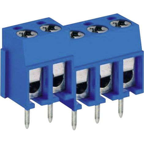 DECA 1216198 Schraubklemmblock 2.50 mm² Polzahl 2 Blau 1 St.