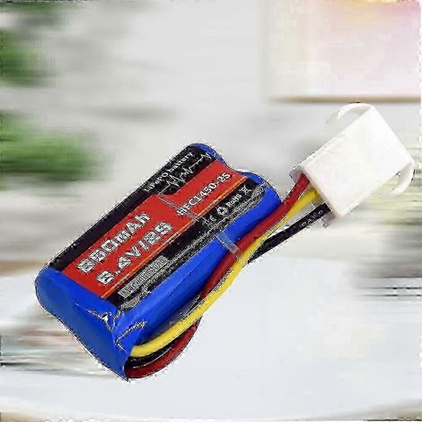Batterie au lithium 6,4 V 2S 650 mAh / Connecteur femelle EL4.5-3P P-à-R compatible avec les camions, voitures et bateaux télécommandés