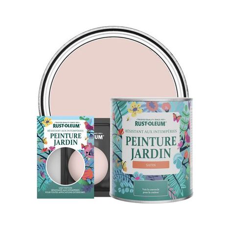 Peinture Jardin, Finition Satinée - Champagne Rosé (1/3)