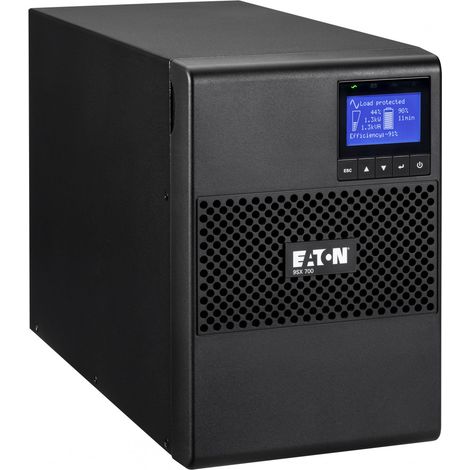 Onduleur en ligne Eaton 9SX700I 0,7 kVA (630 W) Tour avec écran LCD (1/4)