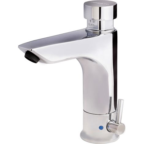 Grifo temporizado mezclador Presto XT LM con llaves de paso (1/2)