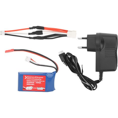 Chargeur de batterie 3 en 1 pour avion RC, compatible WLtoys V262 V333, 100-240V EU (1/5)