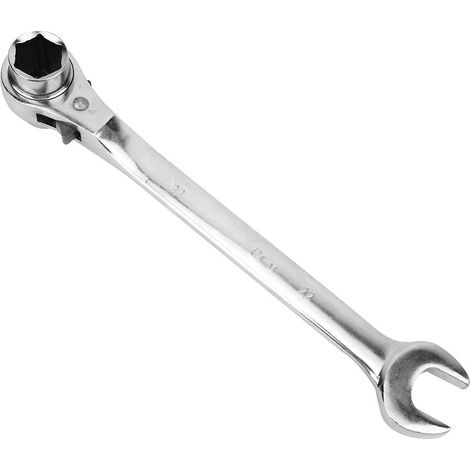 Doppel-Ratschenschlüssel aus Chrom-Vanadium-Stahl, 19–22 mm, für Heimwerkerarbeiten (1/5)
