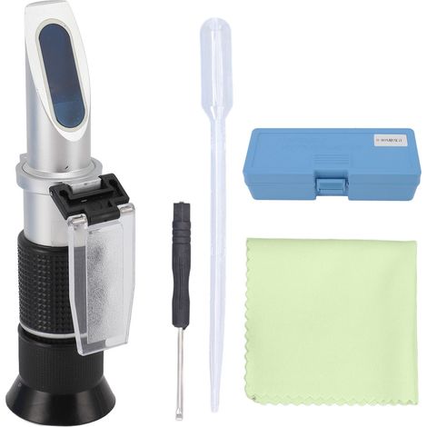 Sugar Meter Automatic Temperature Compensation Handheld Sugar Meter Tester for Fruit Honey Maple Syrup