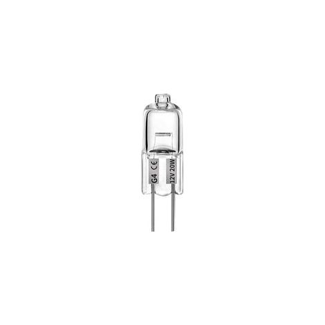 Ampoule halogène G4 12V 20W – Dimmable 2700K blanc chaud – 280 lumens – Angle de faisceau 360° – Compatible lustres cristal (6 unités) - 6pack