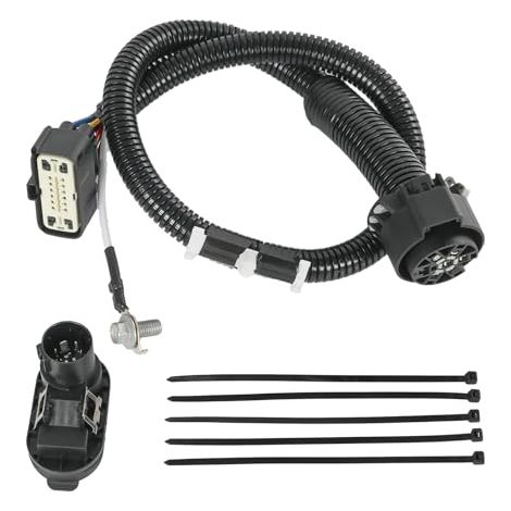 Kit de faisceau de connecteur d'attelage de remorque compatible avec Ford F-150 2009-2014 cabine standard, cabine étendue, cabine double de rechange 9L3Z-15A416-A, 9L3Z15A416A (1/5)