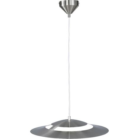 Hänge Pendel 10 Watt Leuchte SMD-LED Esszimmer Beleuchtung Nickel matt Glas Trio 324210107