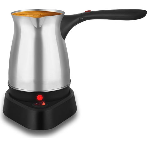 Bouilloire 500 ml 600 W pour café, thé, lait, protection anti-brûlure amovible, 5-6 tasses (1/5)