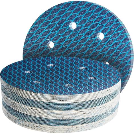 Schleifscheiben 150mm Klett 50 Stück 6-Loch Körnung 60-320 für Exzenterschleifer (1/5)